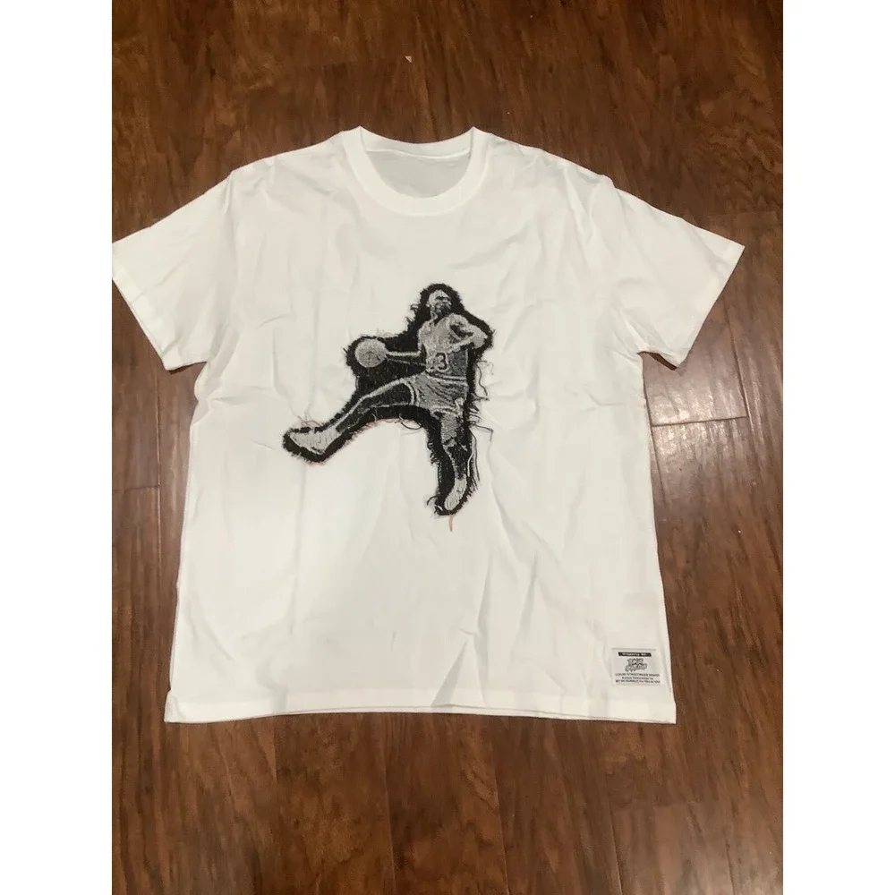 Team Us Sports Club Jordan Hand Woven T shirt size L